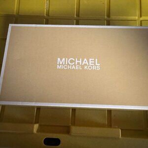 Michael Kors Nathalie Pump Heel Womens Size 8.5 M Nude Tan Patent Pointed